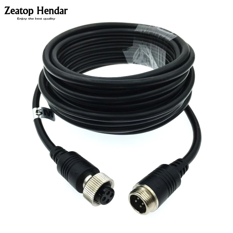 Cable de extensión de de aviación para sistema de cámara CCTV X7, 4 pines, DVR móvil de vigilancia de coche, 2M, 3M, 5M, 8M, 10M, 15M, 20M, 1 ud.|Conectores| - AliExpress
