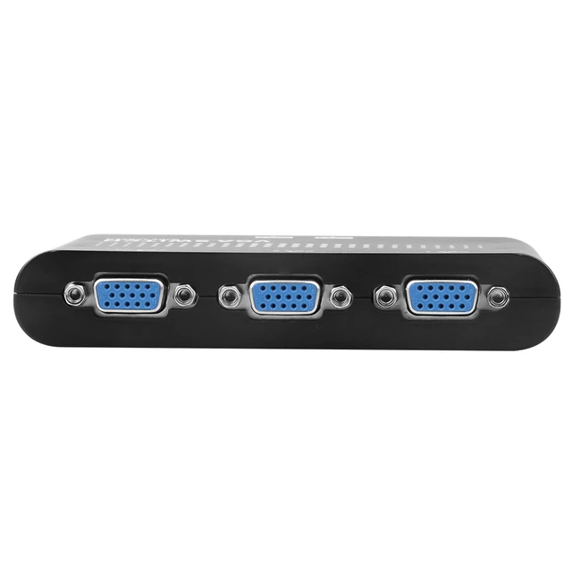 VGA Switch 2 PC On One Monitor Output Switch 2 In 1 Selector Box Splitter VGA Adapter Resolution - 3