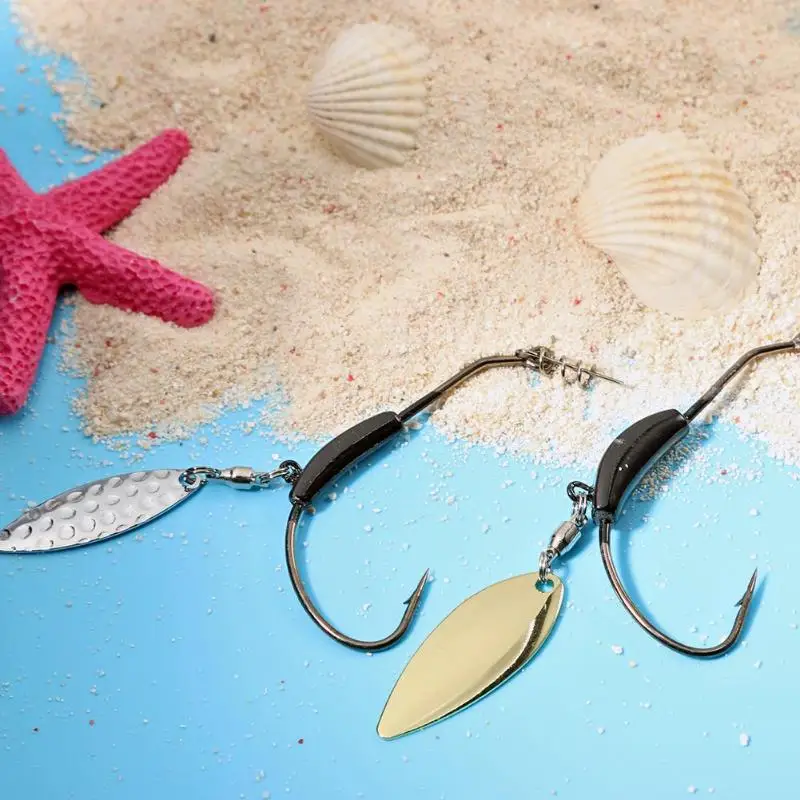 Fishinghook Crank Мягкая приманка крючок свинцовая металлическая ложка блестки Рыболовные снасти