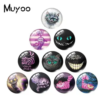 

2019 New Pink Cat Smile Glass Dome Cabochon We Are All Made Here Cabochons Handmade Jewelry