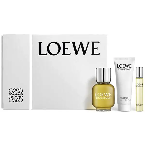 Мужской парфюмерный набор Pour Homme Loewe (3 шт) | Красота и здоровье