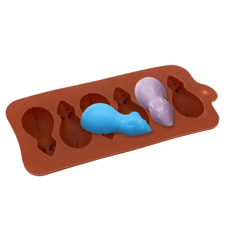 

Food Grade Material Cartoon Mouse Shape Cake Mold Cooking Tools Dining Bar Fondant Cake Decoration Silicone Baking Tools