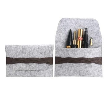 

Cosmetic Bag Jewelry Bag Felt Classic Simple Dirt Proof Soft Solid Warmth Protective Household Mini Elegant Fashion Ins