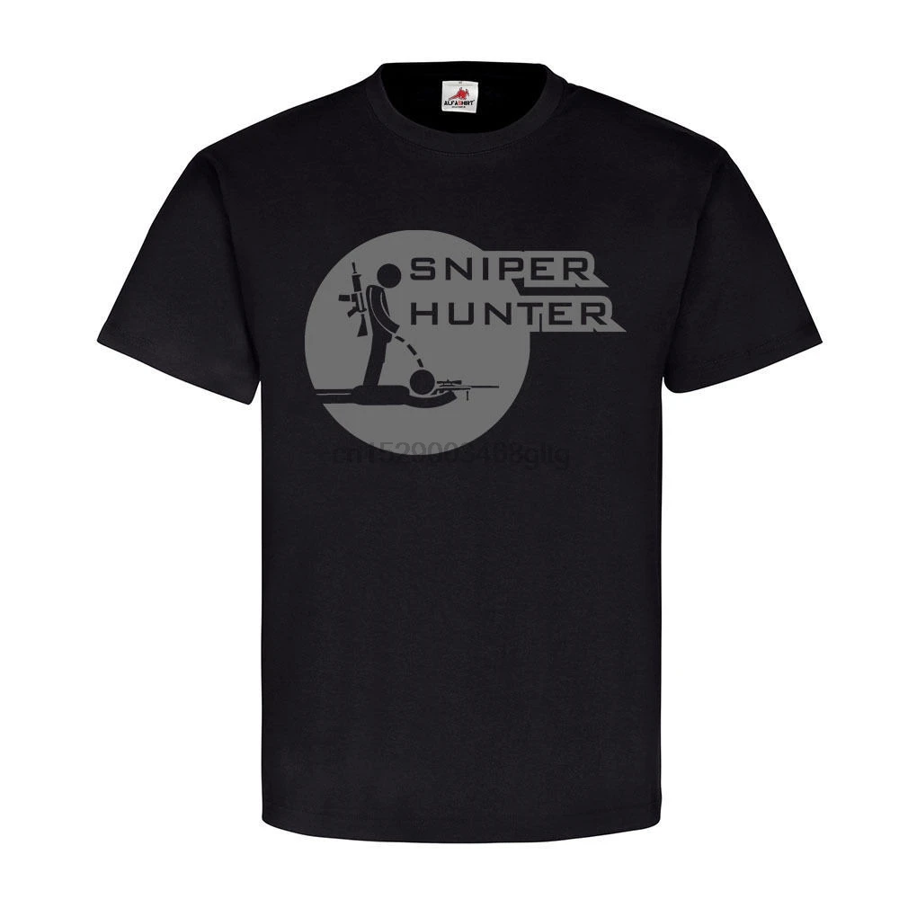 

Short-Sleeve Fashion Streetwear Sniper Hunter Airsoft Scharfschutze Jager Schutze Soldat Hecken T Shirtfitness T-Shirts