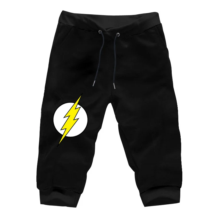 Cropped Trousers 11 На лето и весну шаровары флэш-памяти напечатанный 7 Minutes Of Штаны Осенняя уличная одежда Подрезанные штаны Для мужчин Повседневное Sweart Штаны - Цвет: Cropped Trousers 11