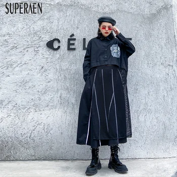 

SuperAen Fashion Shirt Women Wild Cotton Pluz Size Ladies Blouseaa and Tops Spring 2020 New Long Sleeve Women Clothing