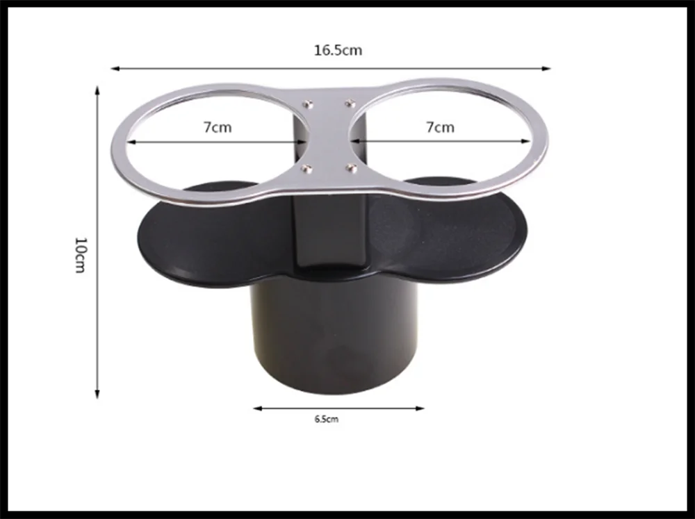 

Double hole car cup holder / beverage coffee auto universal accessories for Ford Five FG F-350 F-250 E-Series Interceptor