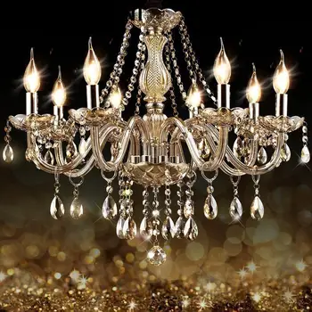 

Jantar Lampade Chandelier Moderne Design Lustre Verlichting Deco Maison Crystal Light Suspension Luminaire Suspendu Hanglamp