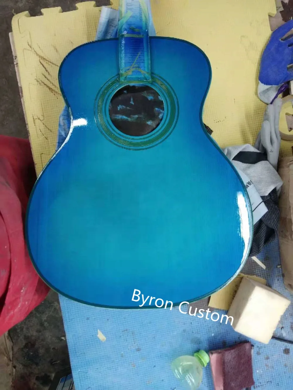 OM blues Акустическая классическая гитара из цельного дерева OM на заказ Байрон глянцевая отделка акустическая электрогитара