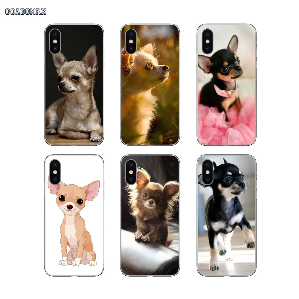 For Huawei P Smart 2019 G7 G8 P7 P8 P10 Plus P20 P30 Pro P9 Lite Mini 2017 Pretty Chihuahua Dog Soft Transparent Shell Covers | Мобильные