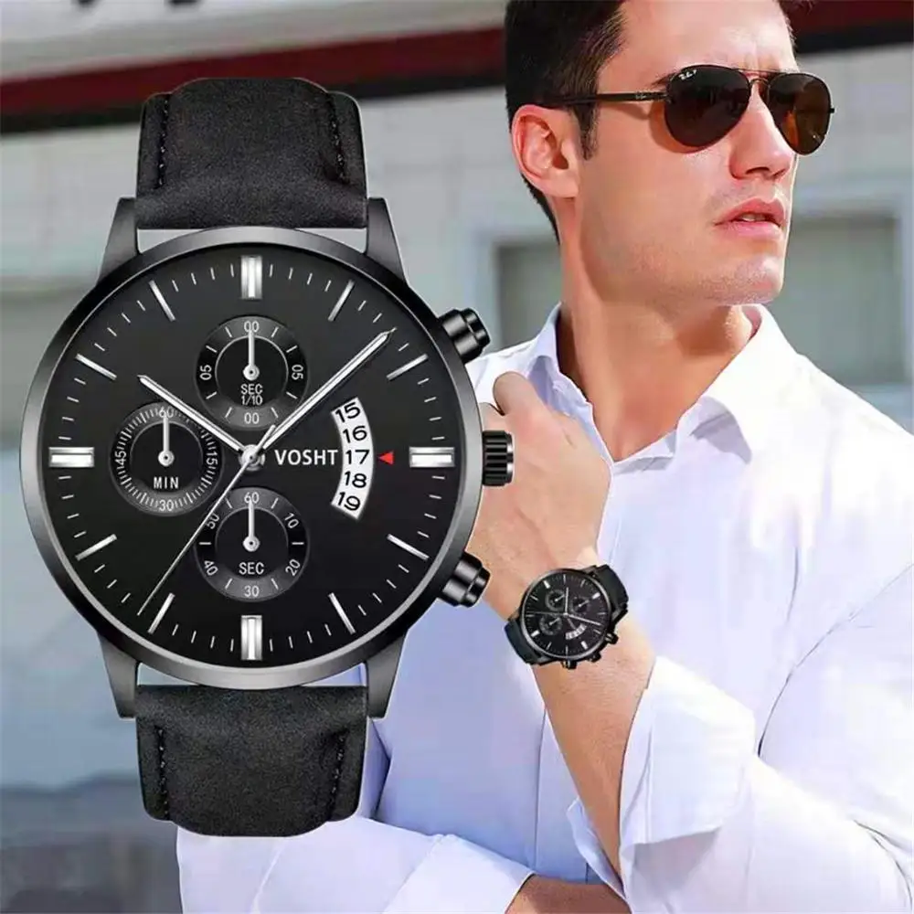 Relogio Masculino аналоговые часы с датой мужские модные спортивные из нержавеющей стали