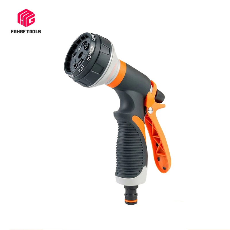 

FGHGF Plastic ABS Eight-function Garden Car Washing Tools High Pressure Water Gun The Orchard Irrigation