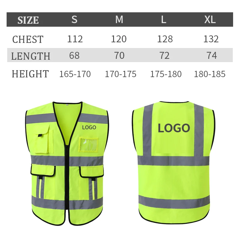 GILET SECURITE MULTIPOCHE HAUTE VISIBILITE United Equipement