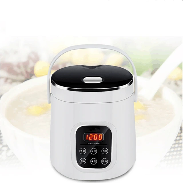 1.6L Mini Electric Rice Cooker 12V 24V For Car And Truck Travel Portable  Soup Pot Cooking Pot 12H Appointment - AliExpress