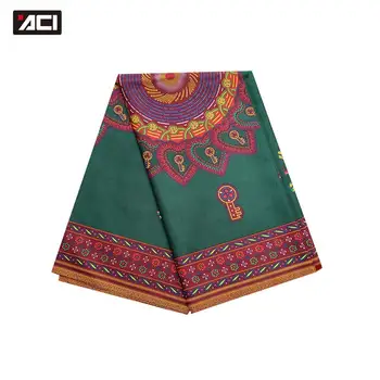 

ACI New 6 Yards Ankara Fabric African Real Wax Prints Tissu Africain Nigeria Batik Fabric Fashion Pongee African Printed Fabric