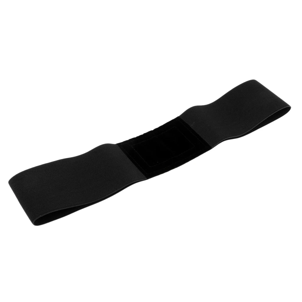 

3 Pieces Elastic Golf Training Aid Arm Band Wrist Corrector Belt Strap for Improve Swing Performance - Black