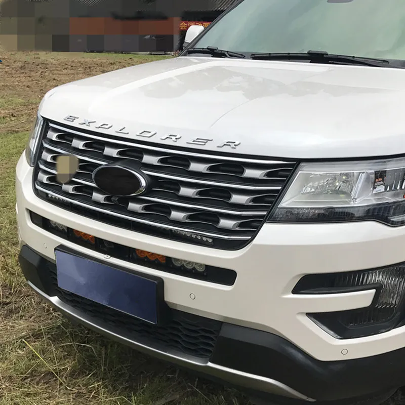 Автомобильная хромированная эмблема капота 3D логотип буквы Стикеры для FORD EXPLORER