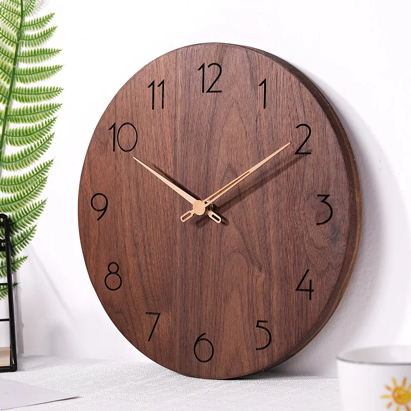 

Nordic Wooden modern clocks home Living Room Simple Home silent Clocks reloj pared Bedroom Creativity home decor 6LS005