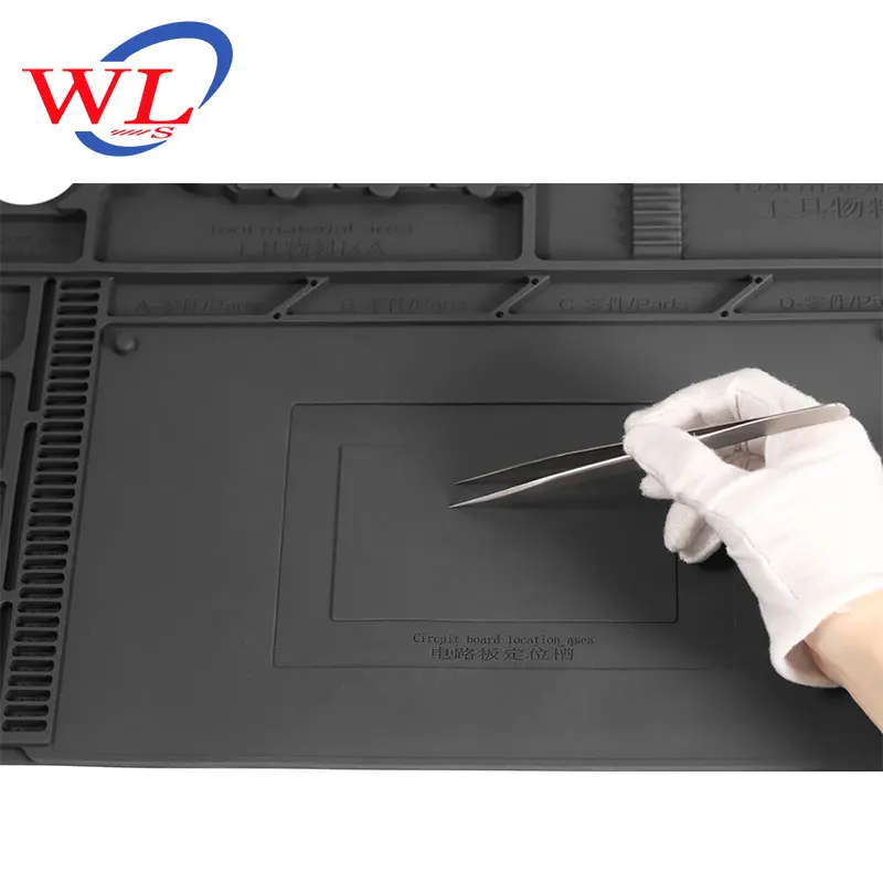 Теплоизоляционный силиконовый коврик WL Factory Store паяльный настольная платформа