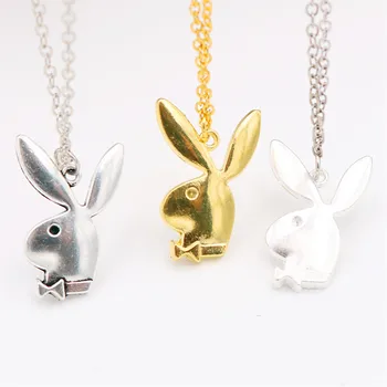 

Cute Rabbit Necklace, Rabbit Charms, Rabbit Gentleman Charms, DIY Animal Jewelry Charms, Friend's Gifts A1715