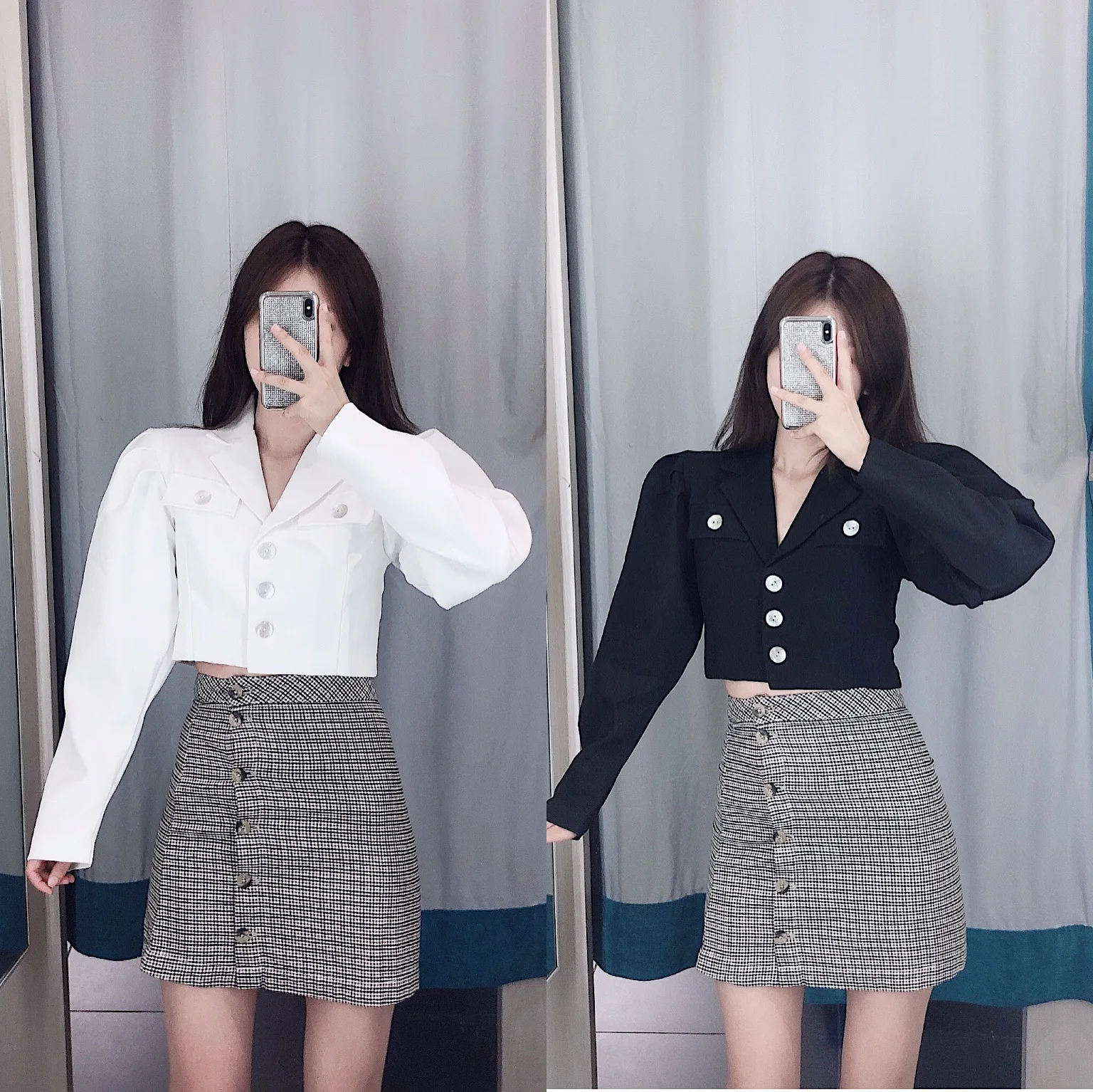 

Western Style WOMEN'S Dress 2019 Spring And Autumn New Style Short Two-Button Small Suit Coat Women's