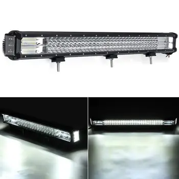 

408W 26 inch LED Light Bar Work Light Waterproof for Driving Offroad Car 4x4 SUV E7CA