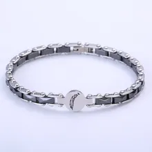 LOSTSOUL уникальный перьевой керамический браслет из нержавеющей стали простой Индивидуальный Женский браслет для пары Рождественский юбилей свадебный подарок