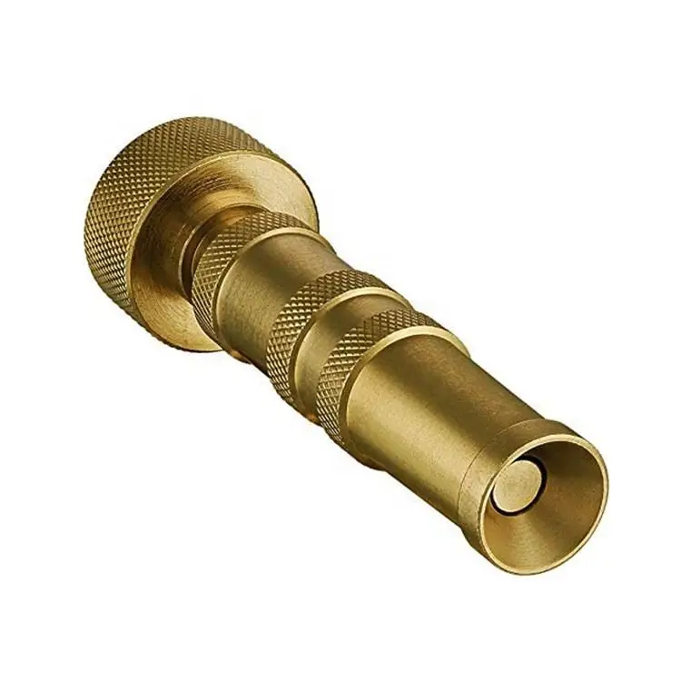 Solid Brass Hose Nozzle Heavy Duty - High Pressure Spray for Garden Easy Twist Water Sprayer | Автомобили и мотоциклы