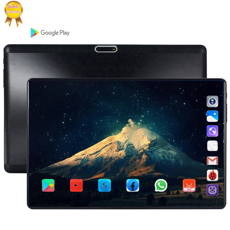 

64GB 128GB Global Bluetooth Wifi Android 9.0 10.1 inch tablet Octa Core 6GB RAM 128G ROM Dual SIM Card 2.5D Glass Tablet Pc