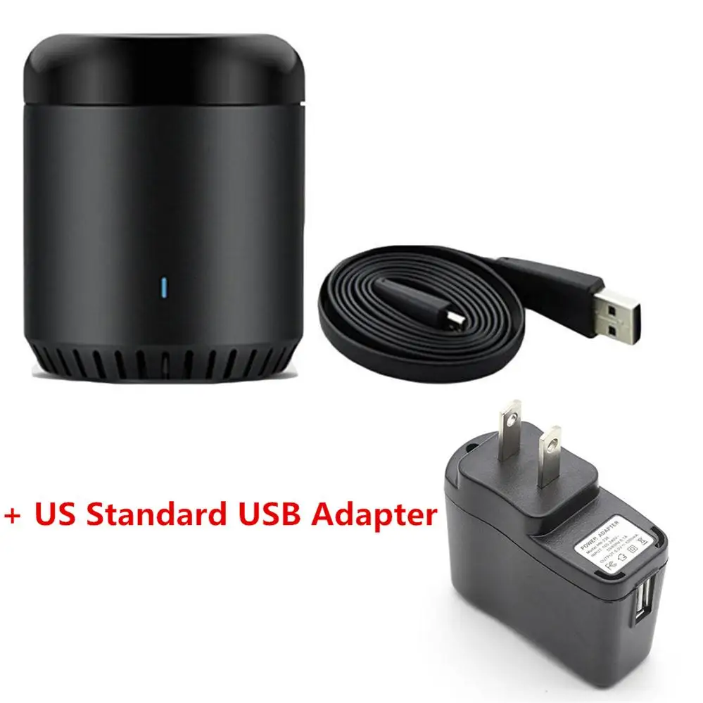 Broadlink RM Mini3 WiFi ИК пульт дистанционного управления(универсальный) ТВ умный дом для Amazon Alexa Echo Google Home мини управление e remoto - Цвет: RM Mini3 US Adapter