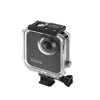 

45m For GoPro Max Waterproof Housings Shell Protective Cover Box For Go Pro 360 Panoramic Camera Dive Case Accessories