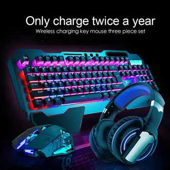 

Durable Keyboard Mouse Combos Multi-function K680 Rechargeable Wireless Keyboard Mouse Set Backlit Keyboard Multimedia Mouse