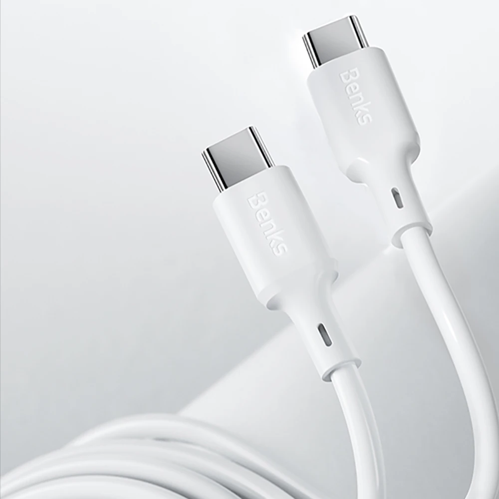 Benks кабель usb type-C-USB C для samsung Galaxy S9 S8 S10 Xiaomi Redmi Note 8 для Macbook Pro 18 Вт PD кабели для быстрой зарядки