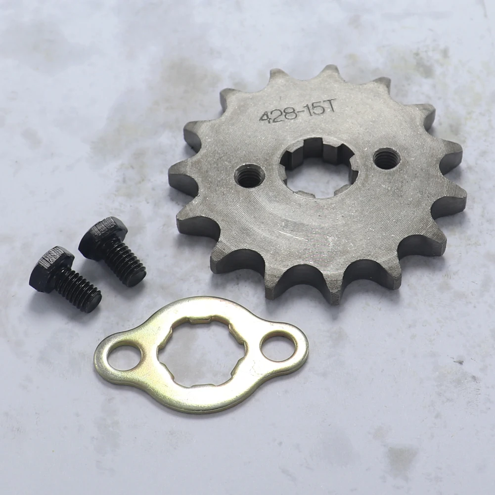 428# 17mm 10T-19T Front Engine Sprocket For KAYO BSE SSR SDG Dirt Pit Bike ATV Quad Go Kart Moped Buggy Scooter Motorcycle