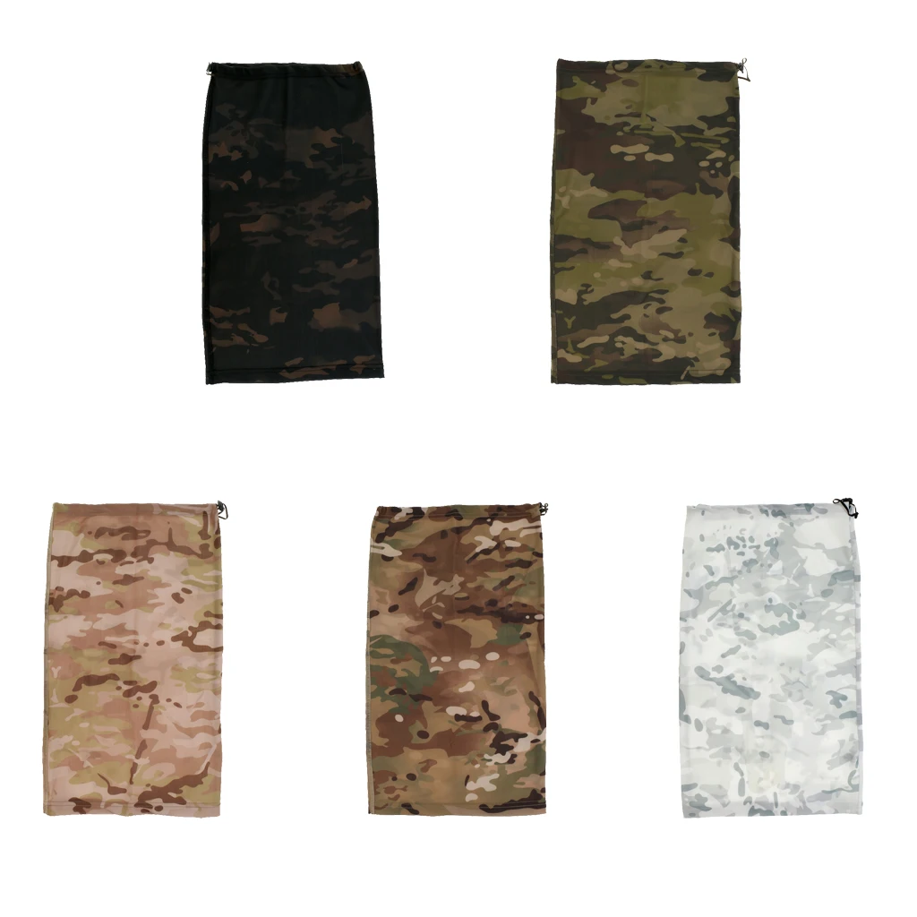 Outdoor Camo Face Mask Balaclava Hood Headscarf Neck Warmer