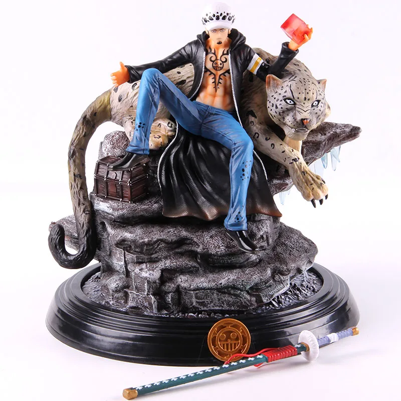 Аниме цельная фигурка Trafalgar Лоу ГК статуя Trafalgar D водное право фигурка цельная ПВХ Коллекционная модель игрушки - Цвет: no colorful box