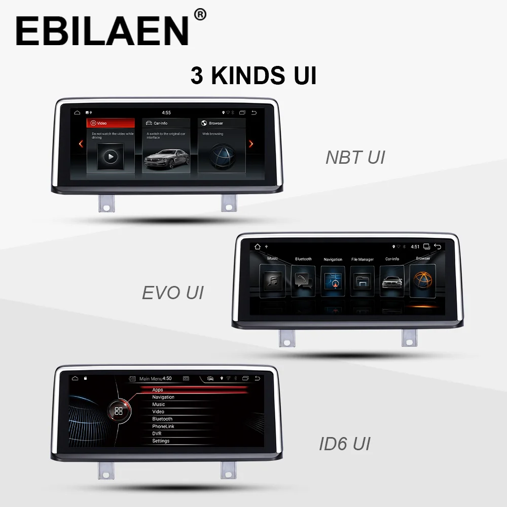 Sale EBILAEN Car Radio GPS  For BMW F30 F31 F33 F20 F21 NBT System Unit PC Android 9.0 Autoradio Navigation Multimedia 4