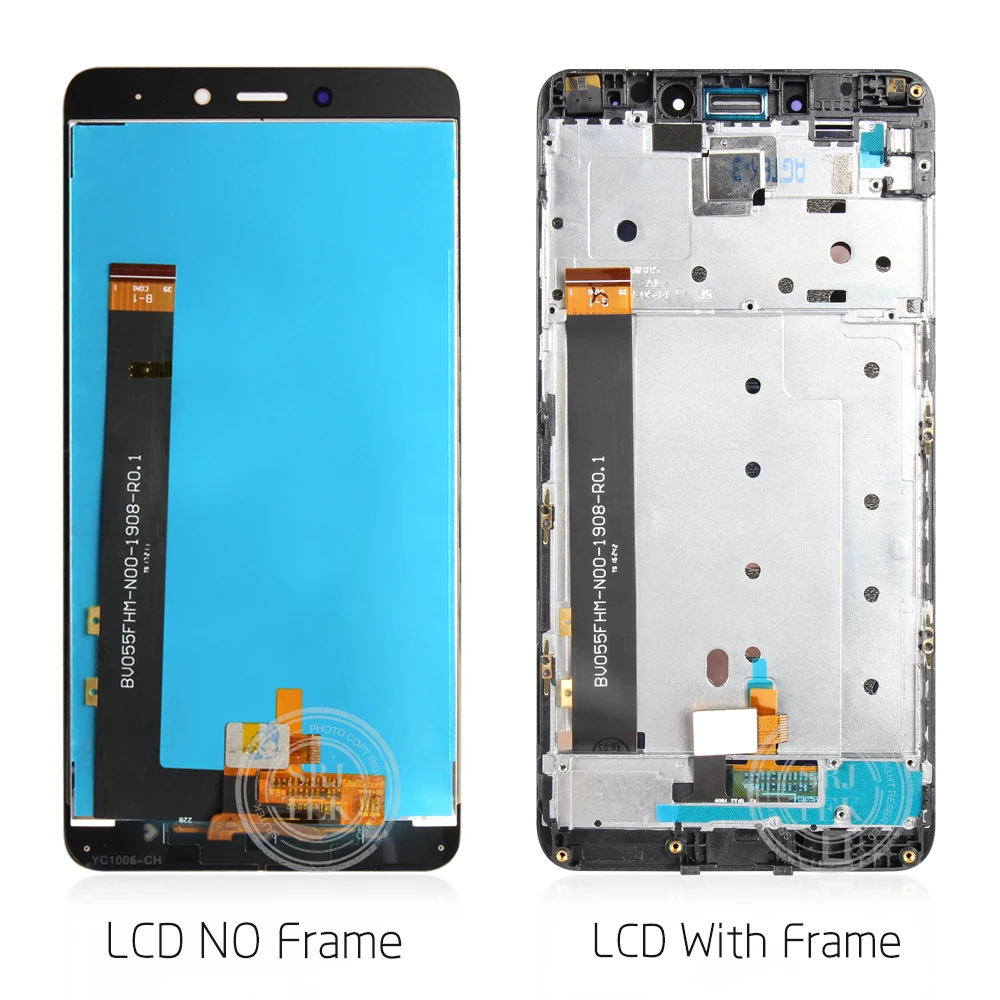 ЖК дисплей с сенсорным экраном и дигитайзером в сборе рамкой для Xiaomi Redmi Note 4 4X MTK