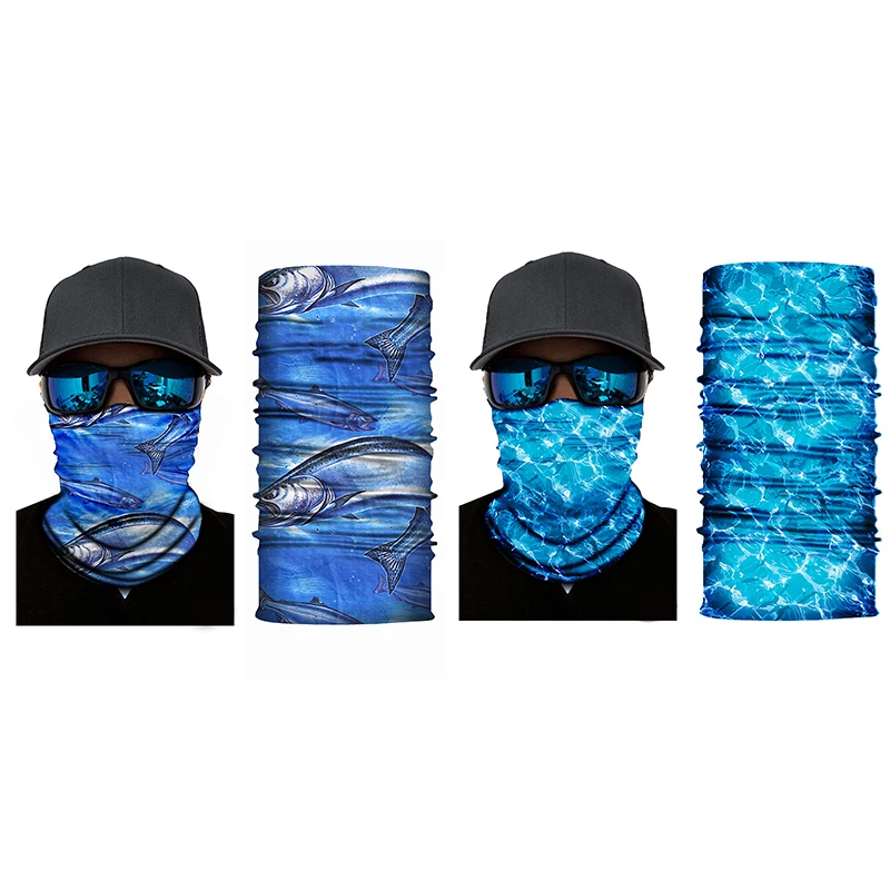 Magic Headscarf Multi-function Mask Ocean Series Outdoor Riding Sunscreen Sports Bib Seamless Magic Headband Riding Face Towel