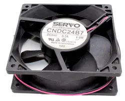 CNDC24B7 24V 0.2A 4,8 W 12038 вентилятор сервопривод из Японии 120*120*38 сервовентилятор