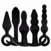 Silicone Anal Plug Butt Plug Open Expander Dildo Prostate Massager Anal Dilator Male Masturbator Women Men Couples Gay Sex Toys 1
