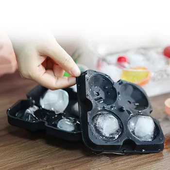 

3PCS 4 Grids DIY Square Ice Cube Ice Maker Square Pudding Jelly Square Mould Ice Tray Dropshipping