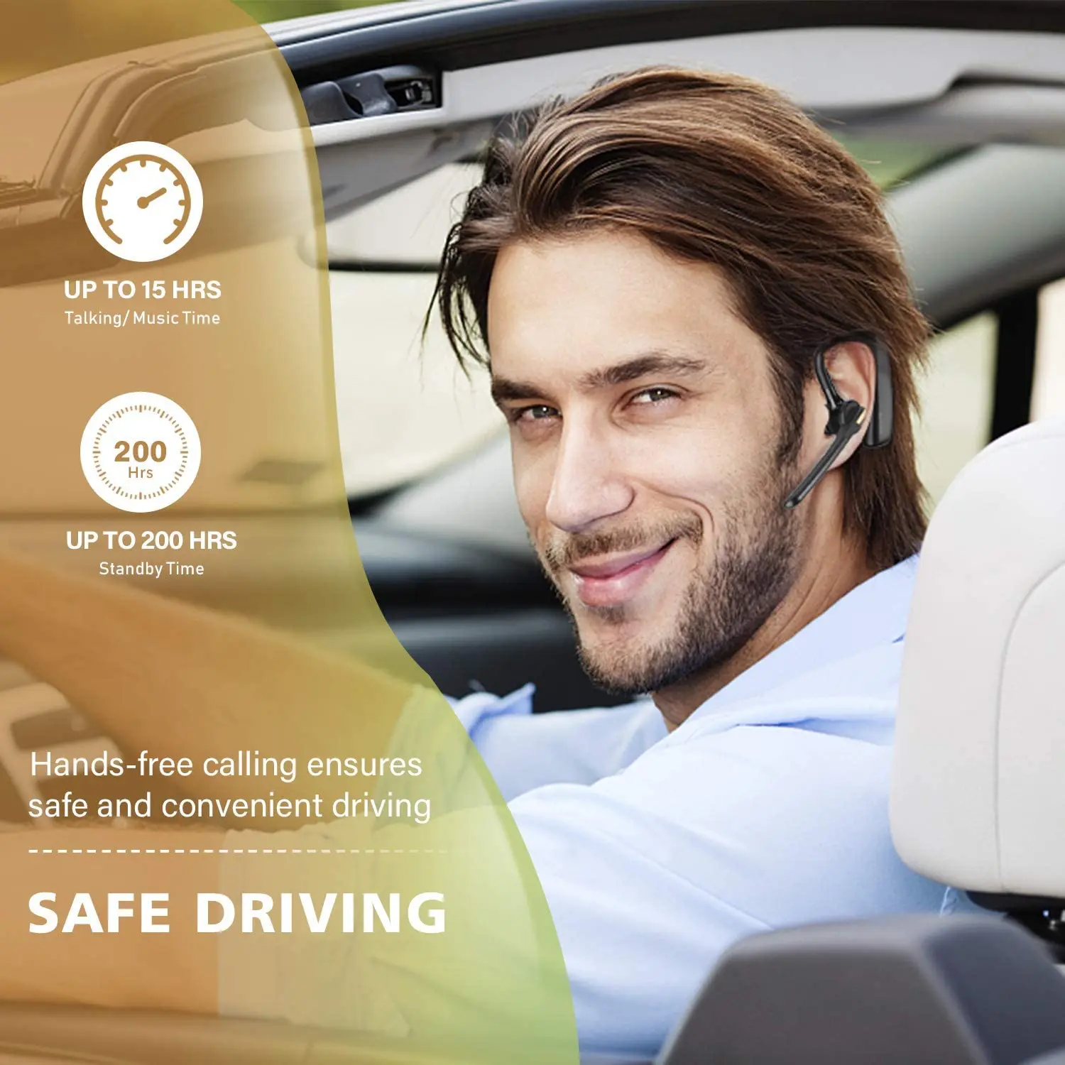 Newest K15 Bluetooth Earphone Handsfree 5.0 Headphones Noise Reduction Wireless Headset With CVC8 Dual Mic For All Smart Phones