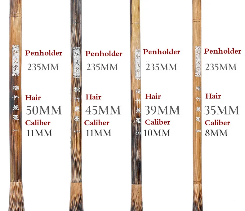 Caneta de Caligrafia Conjunto de Pincel de Pintura Escova de Cabelo Caneta para Caligrafia Prática de Caligrafia Chinesa Conjunto Múltiplo Pintura 4 Pçs - Set 10 Cheap Pincéis de pintura