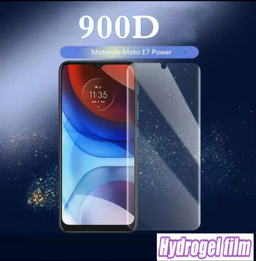 Per Motorola Moto E7I E7 Power Dual Sim Hydrogel Film Full Glue Hd Pellicola Salvaschermo Per Motorola Moto E7I Power G20