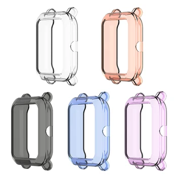 

Soft TPU Protective Case Cover Shell Protector for Amazfit Bip S Smartwatch Accessories 44*37*12mm
