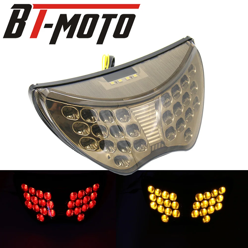 

Motorcycle LED Rear Turn Signal Tail Stop Brake Light Warning Lamp Integrated For Honda CBR 600 CBR600 F4 1999-00 F4I 2004-2006