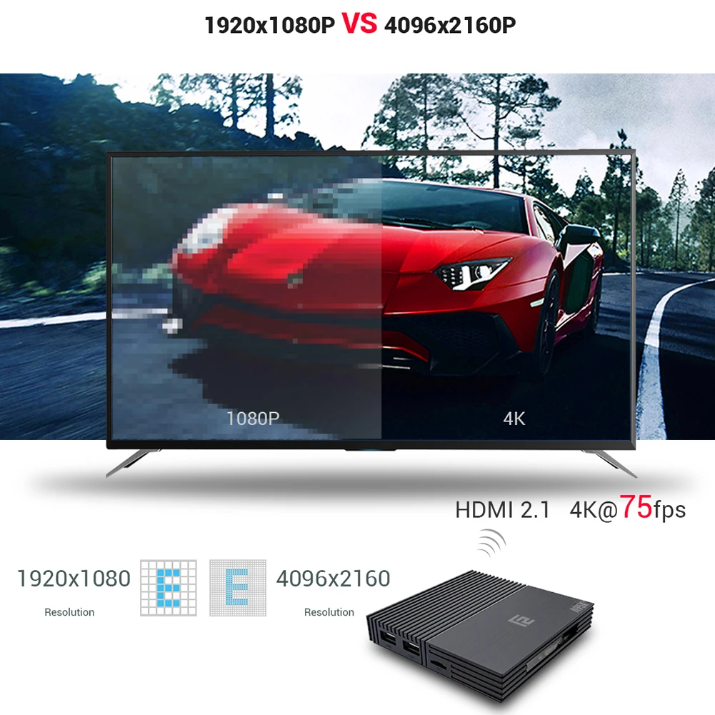 ТВ-бокс android 9,0 Amlogic S905x2 A95x F2 android tv box 4 ГБ 32 ГБ 64 Гб Bluetooth 2,4/5 г wifi Voice Contorl смарт-ТВ на андроид коробка