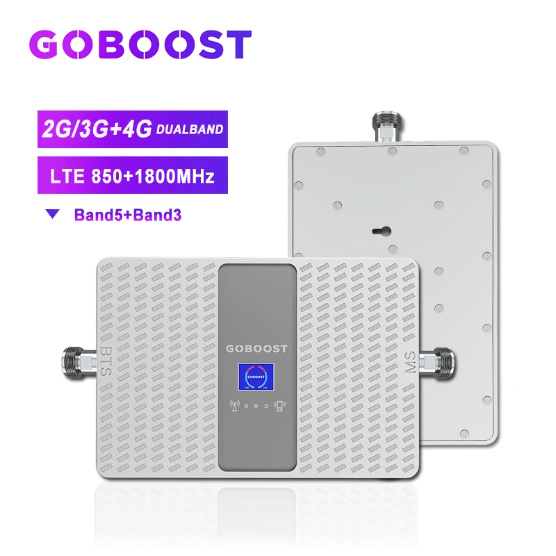 GOBOOST 70dB Signal Booster 2g 3g 850 LTE 4G DCS