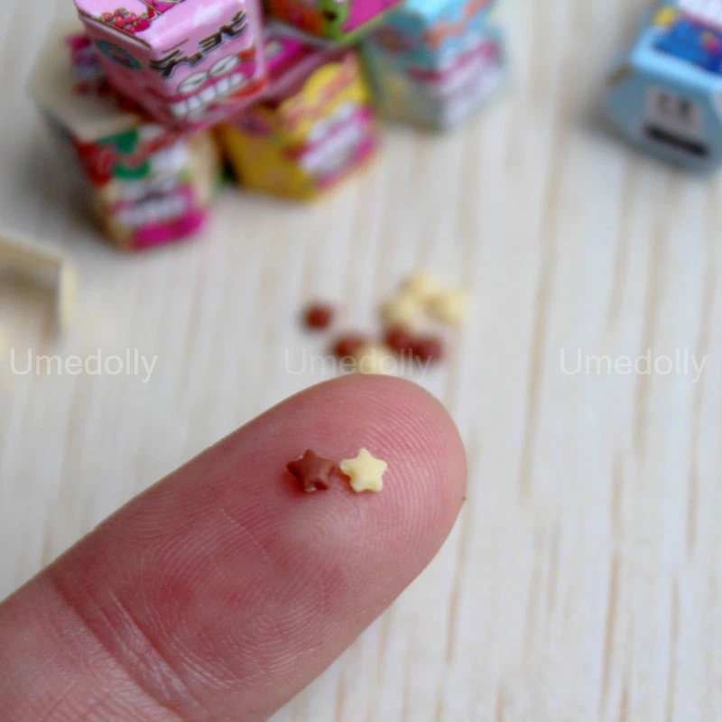 1/12 Scale Miniature Food Cookies Box Kitchen Toy For Doll BJD OB11 Girls Gift